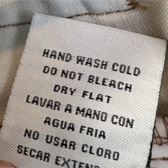 NEW! EASEL Womens Distressed Knee Length Leopard Raw Hem Shorts Size Large - Picture 8 of 12